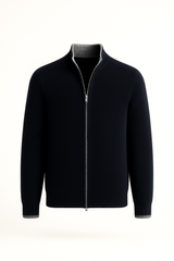 Morenzi Zip Cardigan Navy