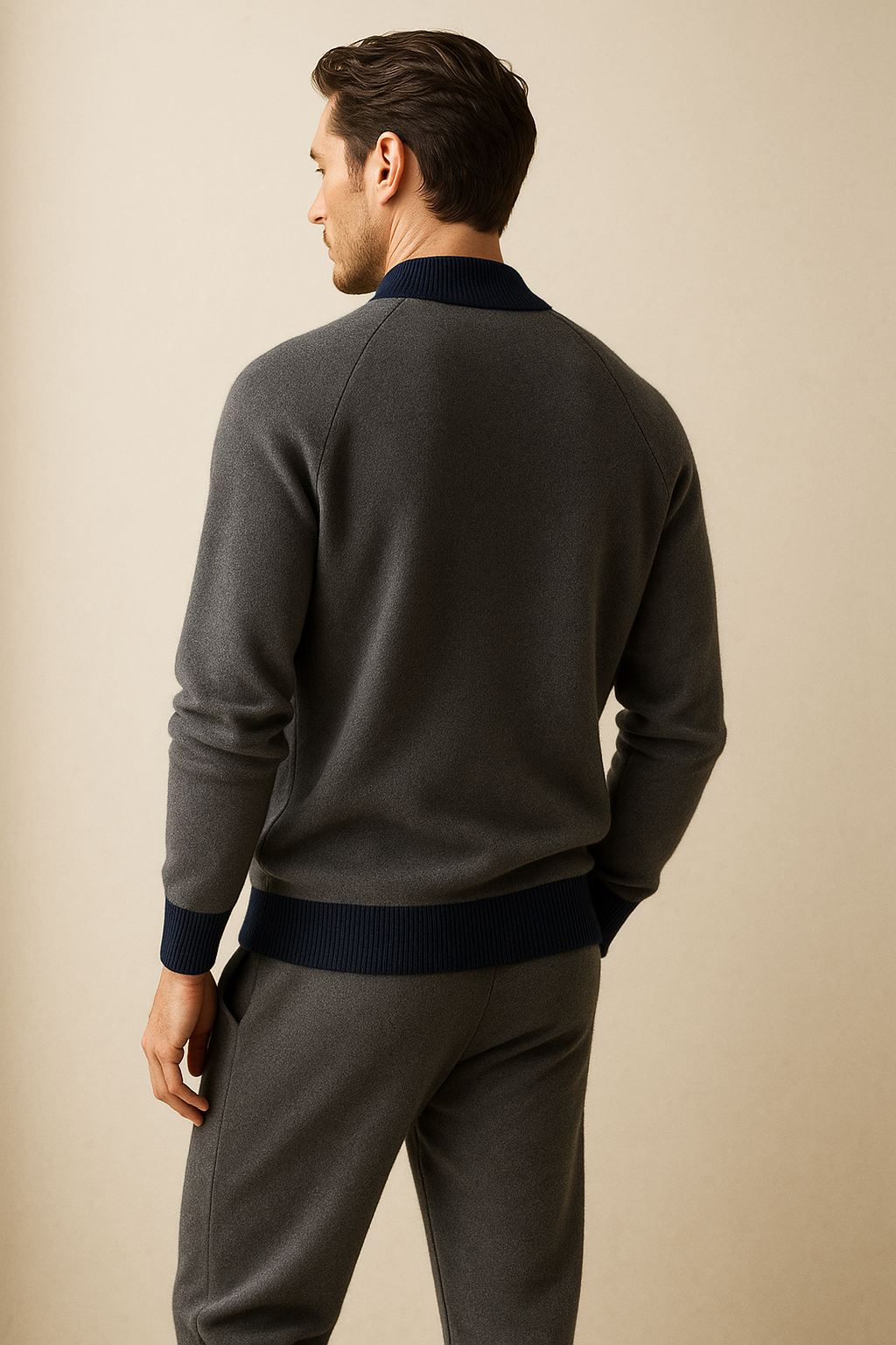 Amli Cashmere Set Navy
