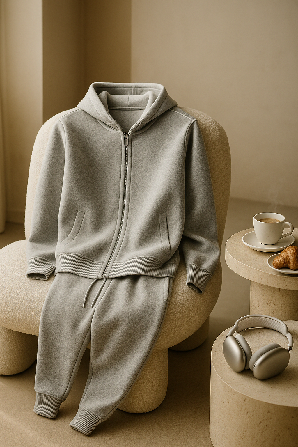 Amli Cashmere Set Grey