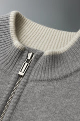 Classic Half Zip Beige