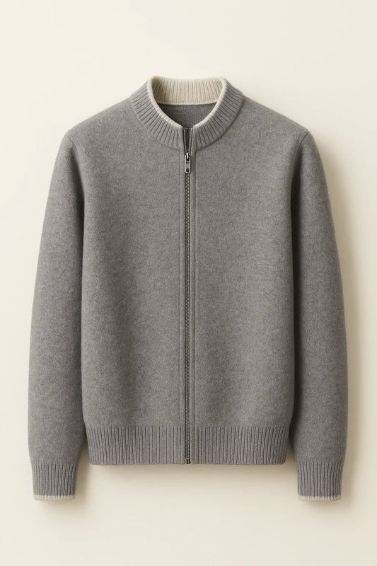 Classic Half Zip Beige