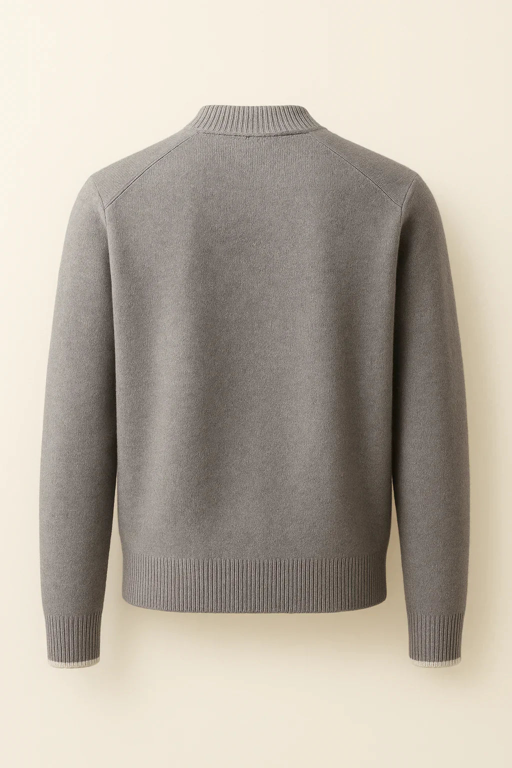 Classic Half Zip Beige