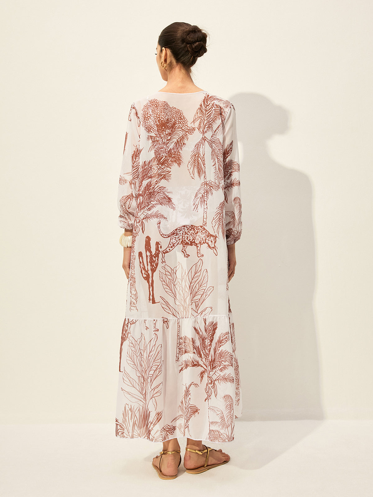 Isla - Floral Print Cover-Up Skirt