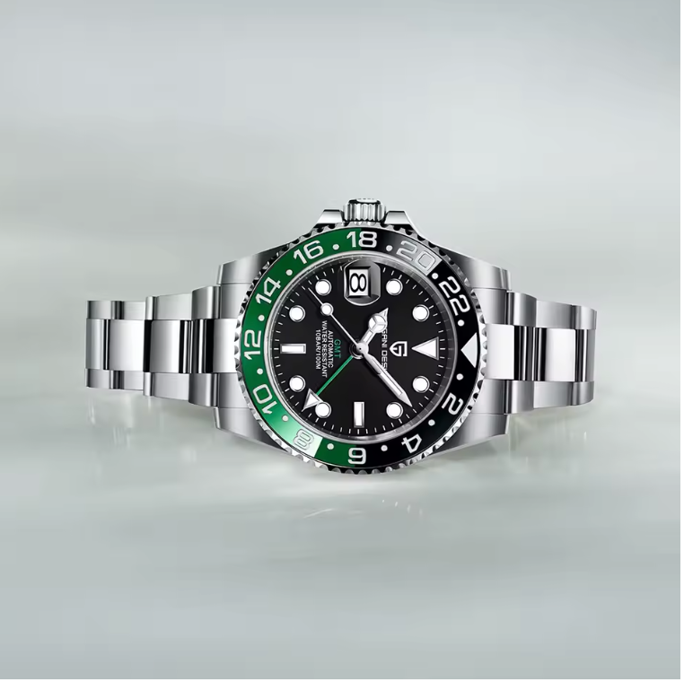 Amli Morelli Pagani Swiss Watch – Green/Black Dial Stainless Steel