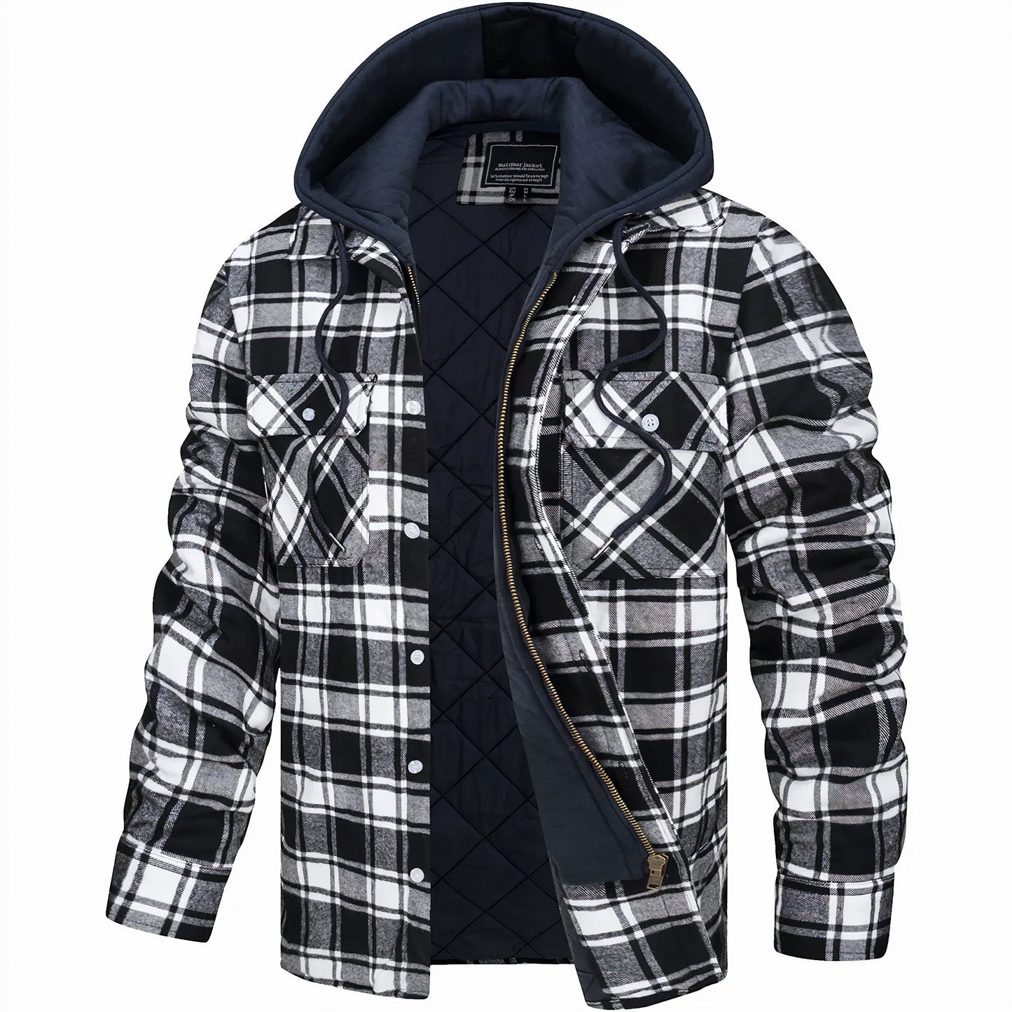 Julius | Checked Zip-Up Jacket