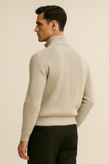 Roma Cashmere Cardigan Light Grey