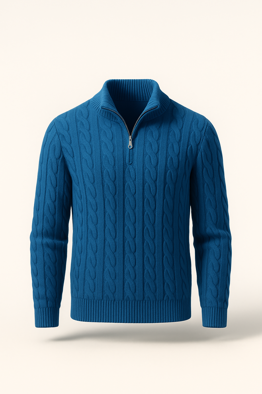 Medici Cable Knit Jumper Blue