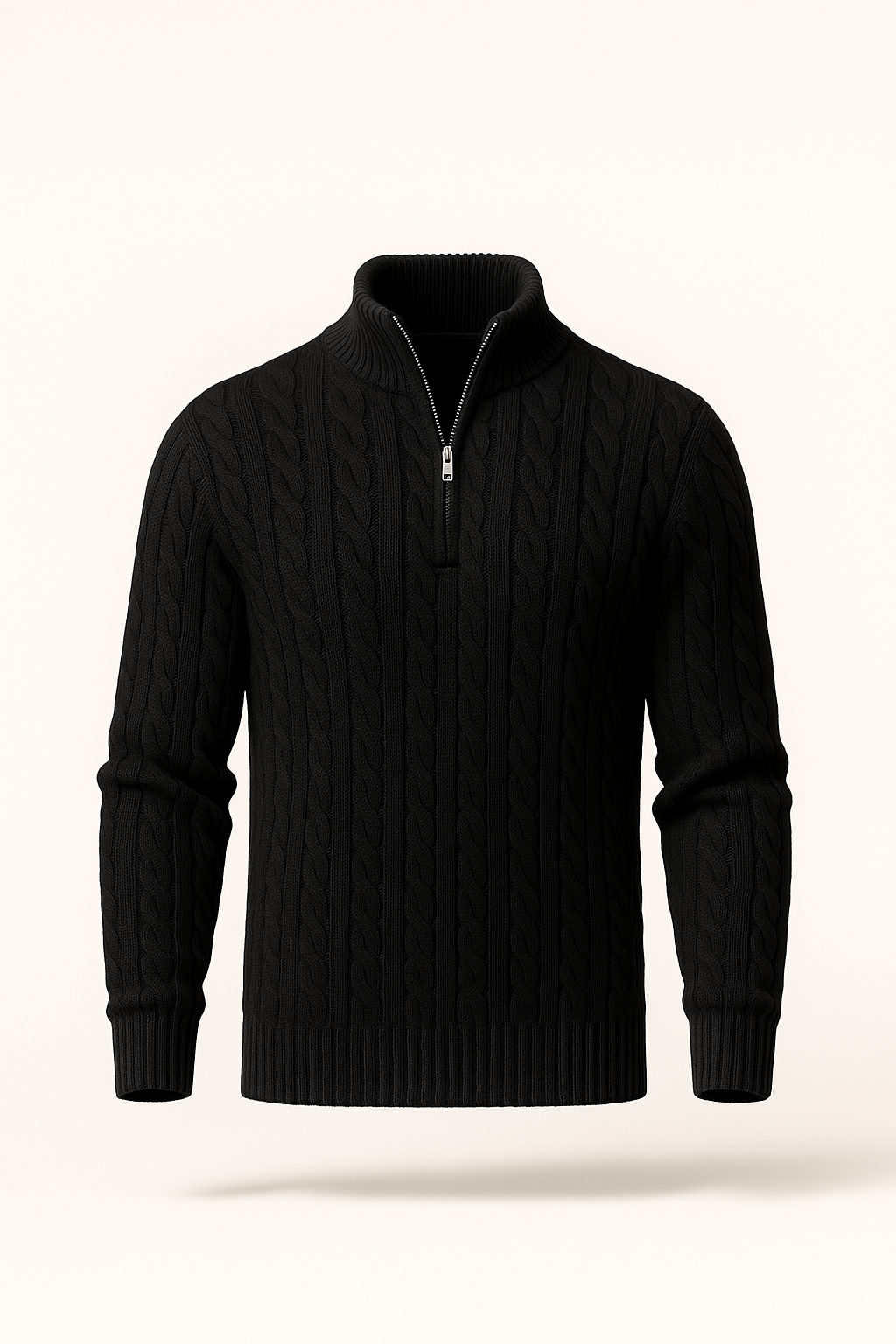Medici Cable Knit Jumper Black