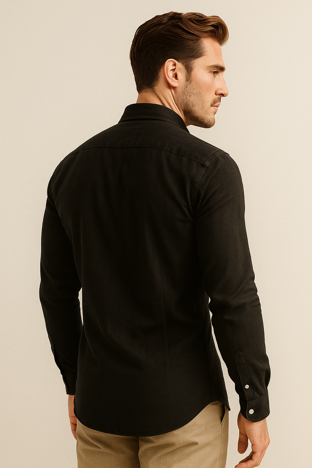 Capri Linen Shirt Black