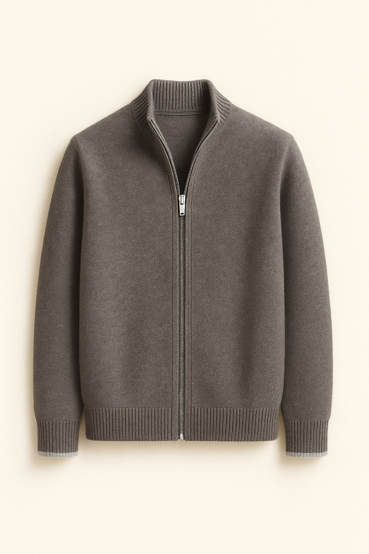 Morenzi Zip Cardigan Grey