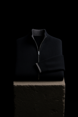 Morenzi Zip Cardigan Navy