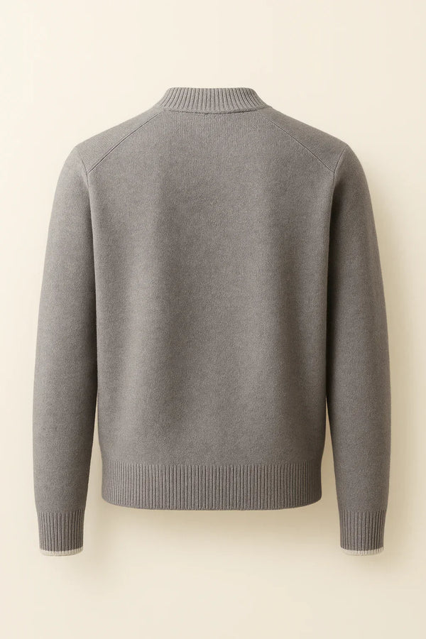Classic Half Zip Beige
