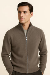 Morenzi Zip Cardigan Grey