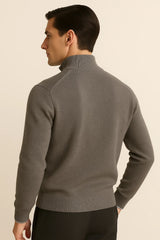 Morenzi Zip Cardigan Grey