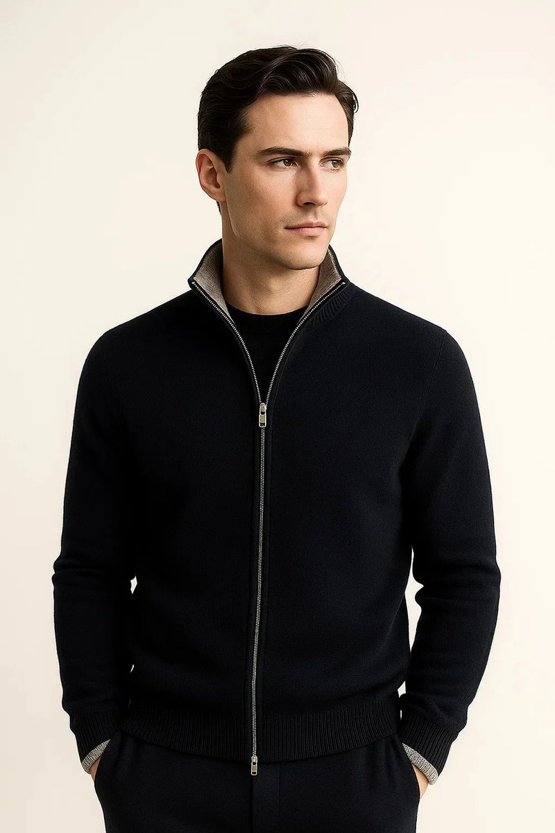 Classic Half Zip Black