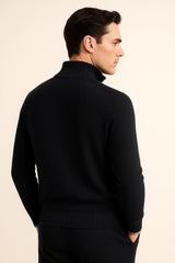 Morenzi Zip Cardigan Navy