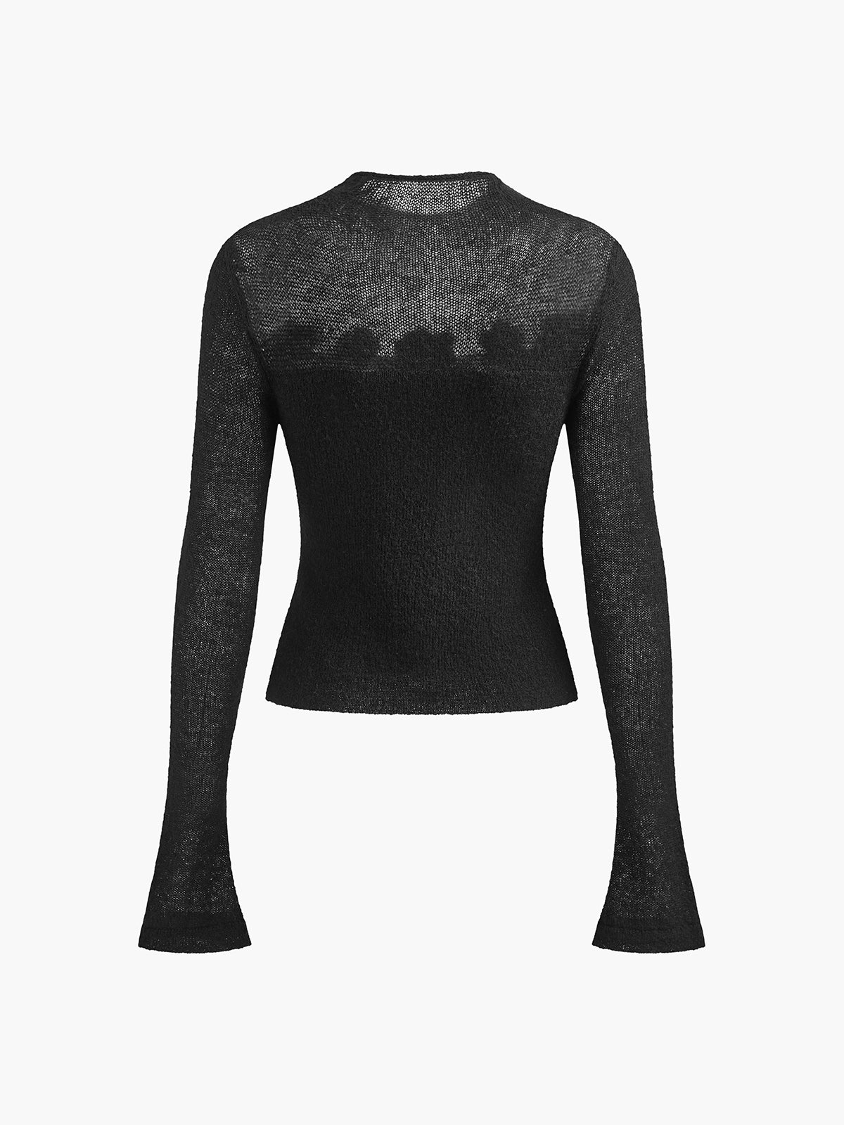 Grace - 3D Flower Panel Soft Knit Top