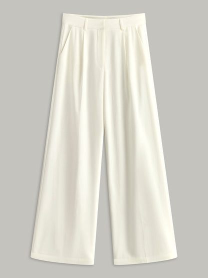 Sadie - Cotton & Linen High-Waisted Pocketed Pants