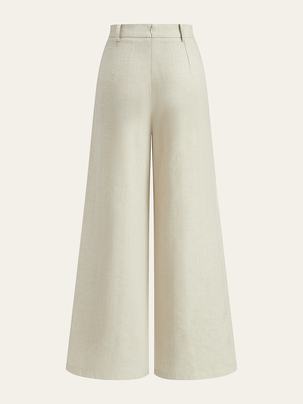 Nora - Linen Blend Wide-Leg Pants