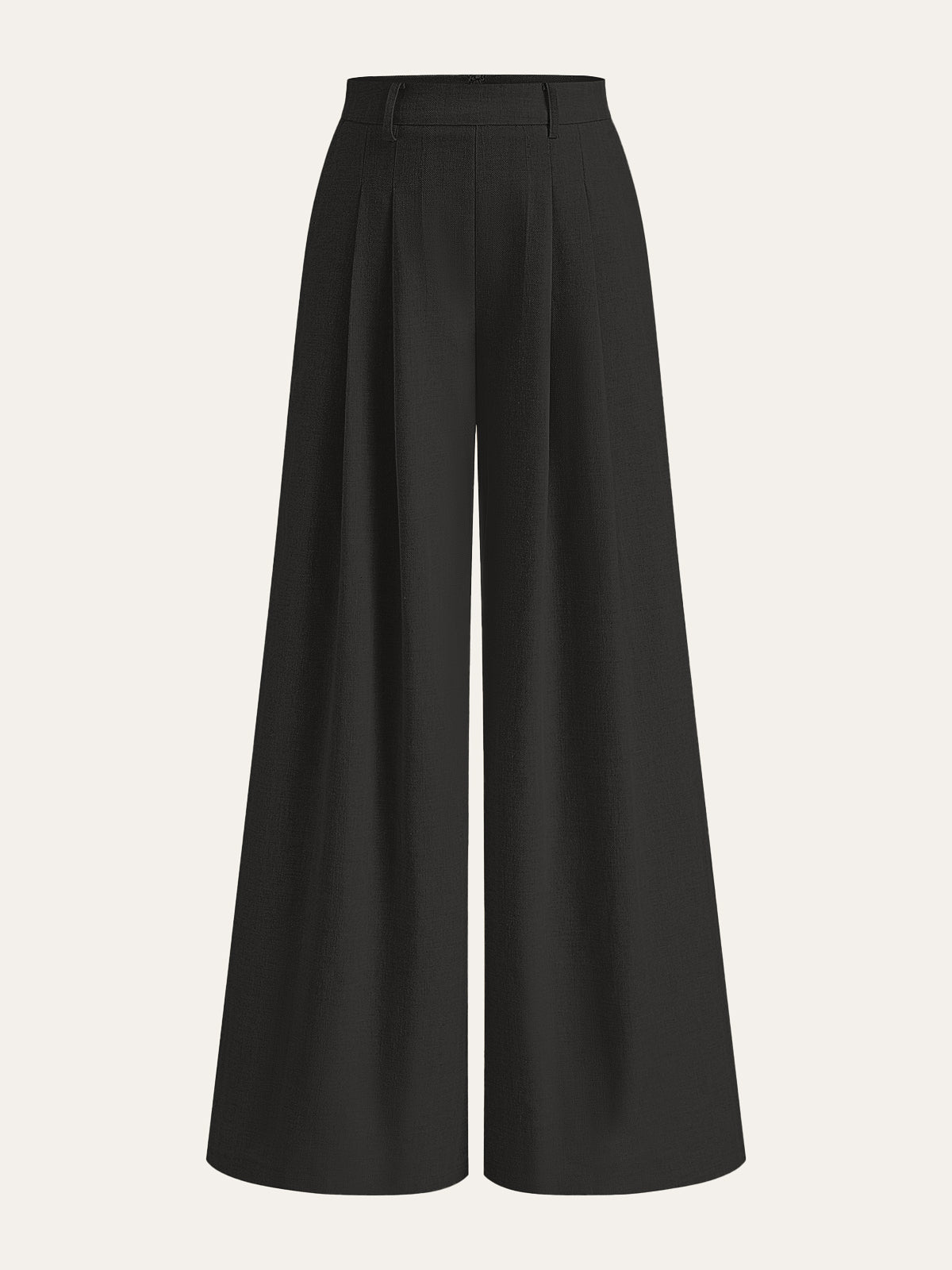 Nora - Linen Blend Wide-Leg Pants