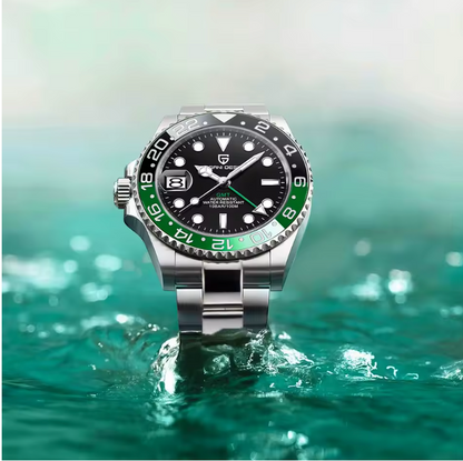 Amli Morelli Pagani Swiss Watch – Green/Black Dial Stainless Steel